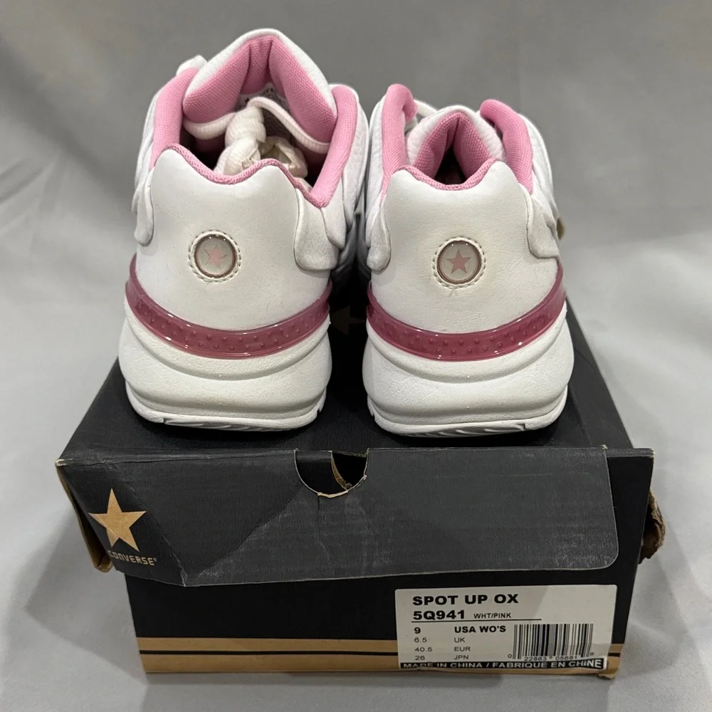 Vintage Converse Women’s Sneakers – Size 9 – White & Pink – NWB - Deadstock - Picture 4 of 11
